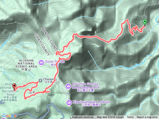 神阿縱走~台灣難抵極基點預覽圖