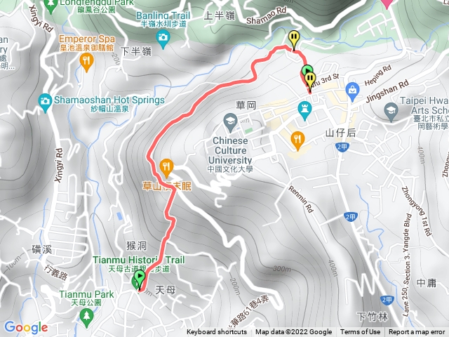 天母水管路
