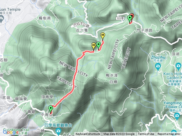 清天宮到二子坪