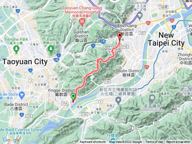 大棟山縱走-鶯歌石至軍人忠靈祠