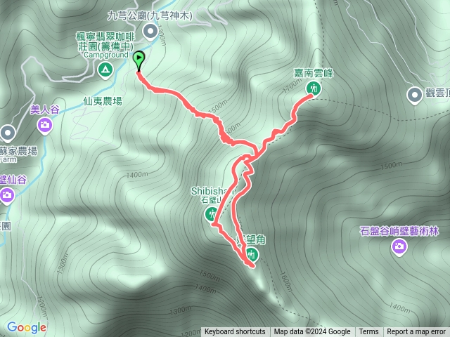 雲嘉南峰石壁山