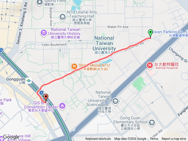 臺大舟山路（出校）
