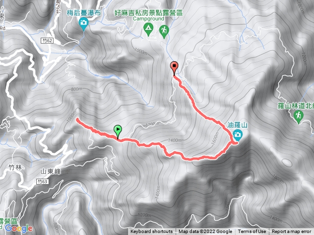 111/12/03新竹縣五峰鄉西油羅山、油羅山(一上二下)