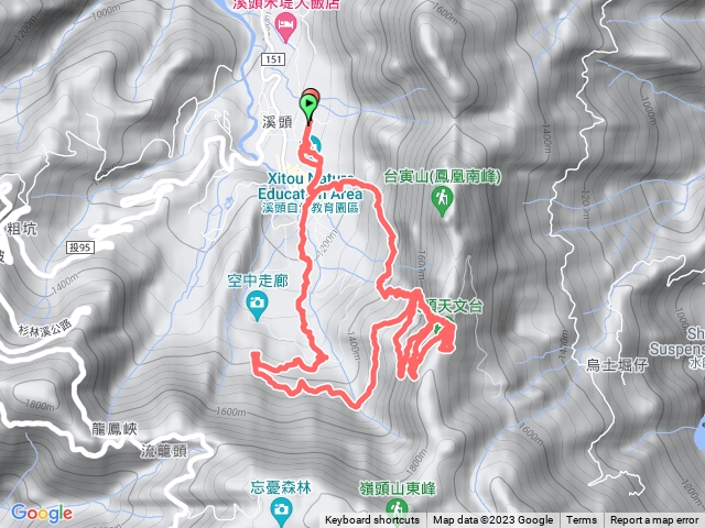 溪頭天文台登山步道預覽圖