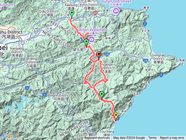 淡蘭古道中路全軌跡二刷(以十分、威惠廟、灣潭分段行)預覽圖