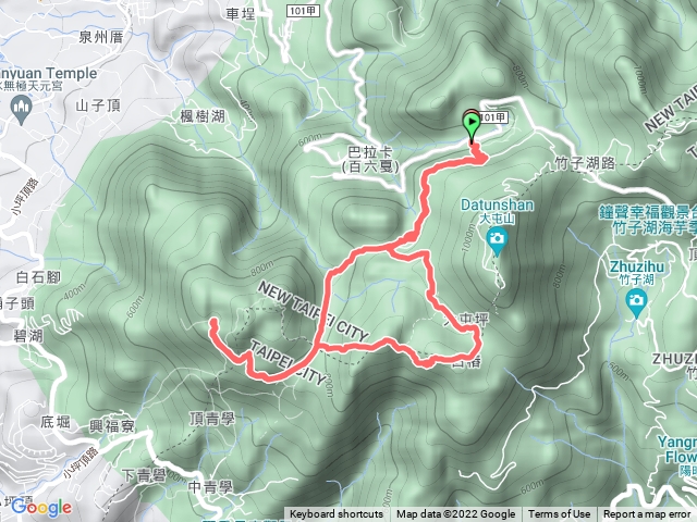 大屯山群向天池（2M走山）