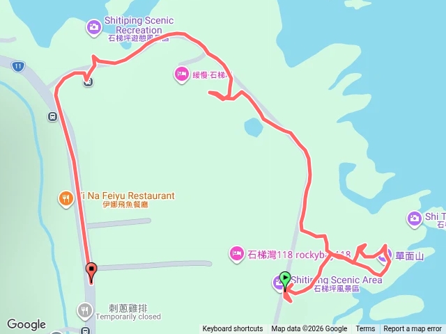 石梯坪--單面山--面具山