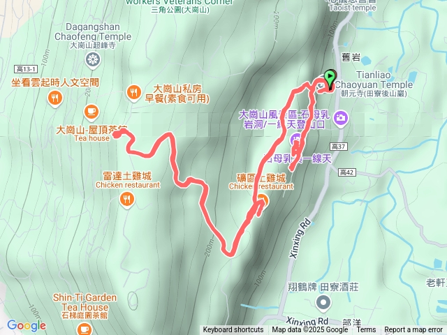 大岡山後山朝元寺上大岡山