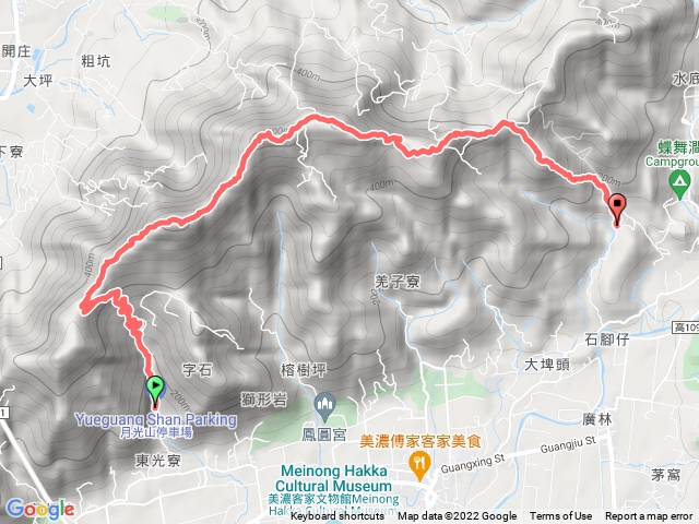 月光山到茶青角山縱走