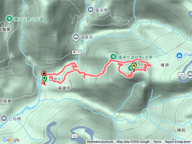 塘湖古道塘湖山甕缸潭O繞預覽圖