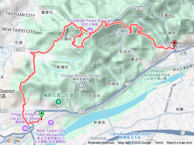 2025.2.04 鶯歌大榕巡禮+石灰坑山+石灰坑山東峰+中坑山~山佳火車站