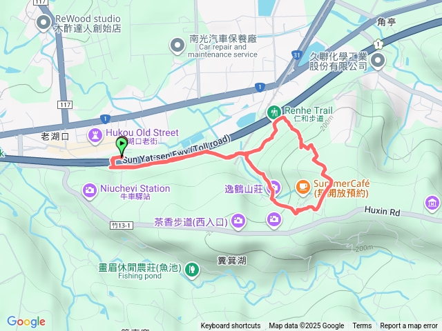 新竹 湖口 萬年道 金獅步道 仁和步道 O形預覽圖