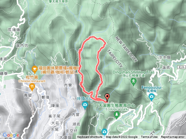 荷蘭古道、北五指山、內雙溪古道