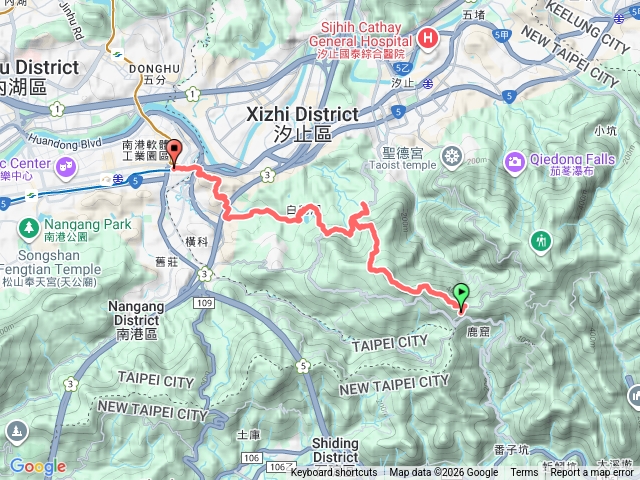 十三分山，白匏湖山，小南港山預覽圖