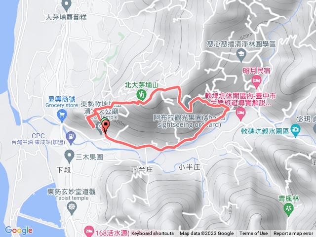 東勢 軟埤坑天梯取經步道/北大茅埔山