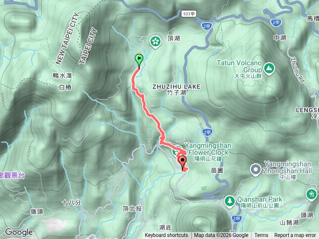 2026-07-19 竹子湖連走陽明山公園─青楓步道→猴崁圳步道→玉瀧谷→青春嶺步道→大屯瀑布→羽衣圳→陽明山公園→小隱潭瀑布預覽圖