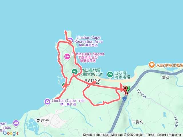 白沙灣遊憩區+麟山鼻遊憩區預覽圖