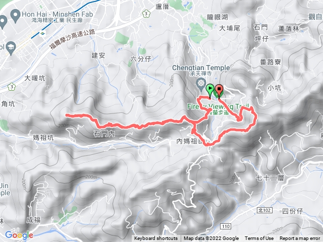 承天寺-火焰山-大暖尖山-天上山