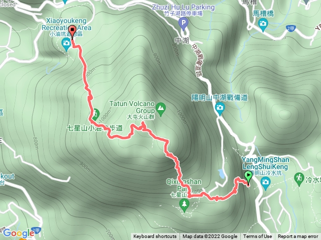 七星山主峰東西大縱走