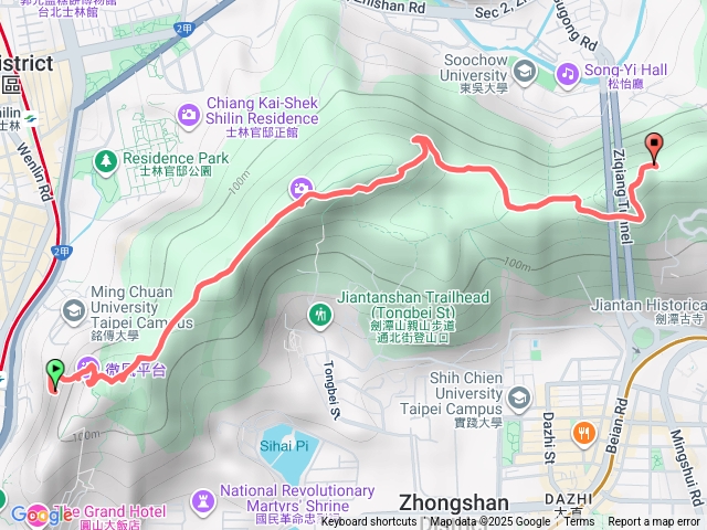 台北大縱走第五段（一小段