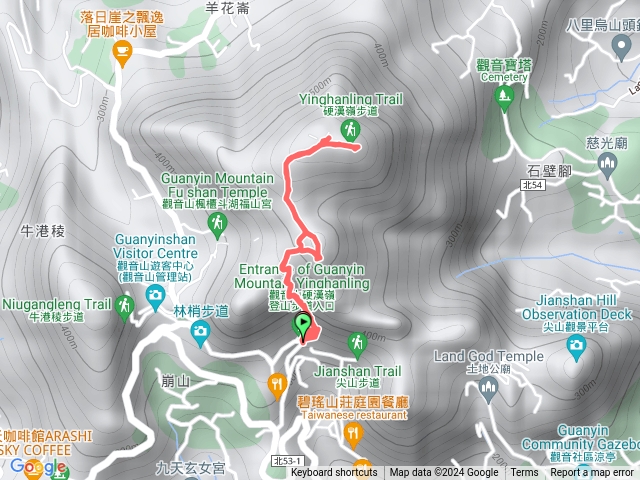 硬漢嶺登山口-觀音山預覽圖