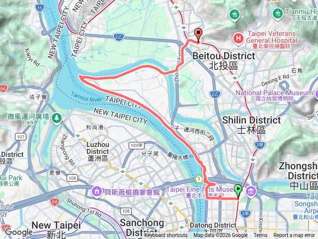 大縱走第八段（社子島濕地自行車道）
