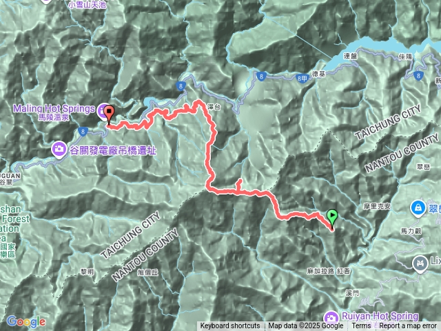 白姑北稜下青山 [中階探勘冷門艱難地形]預覽圖