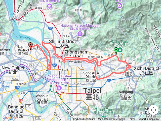 基隆河左岸東湖國小