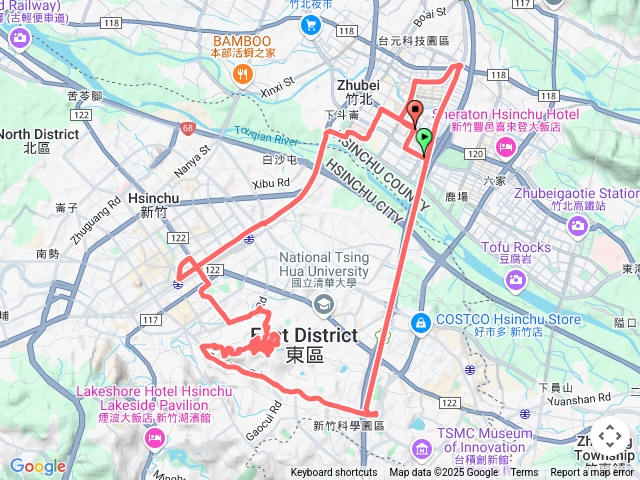 縣政府. 十八尖山.新安站大O連走