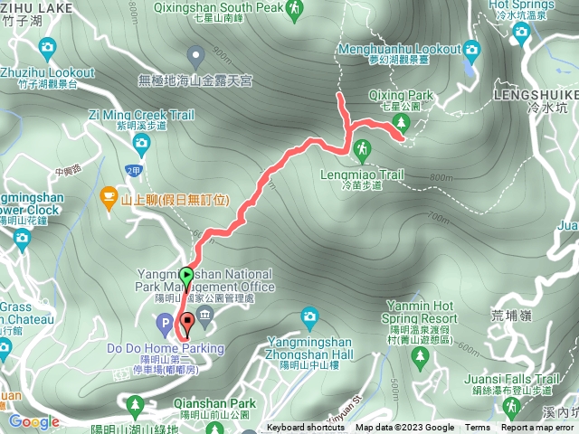 七星山支線步道
