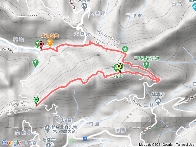 草湳二格山環型路線