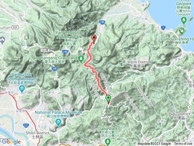 五指山-陽明山擎天崗-金山綠峰溫泉