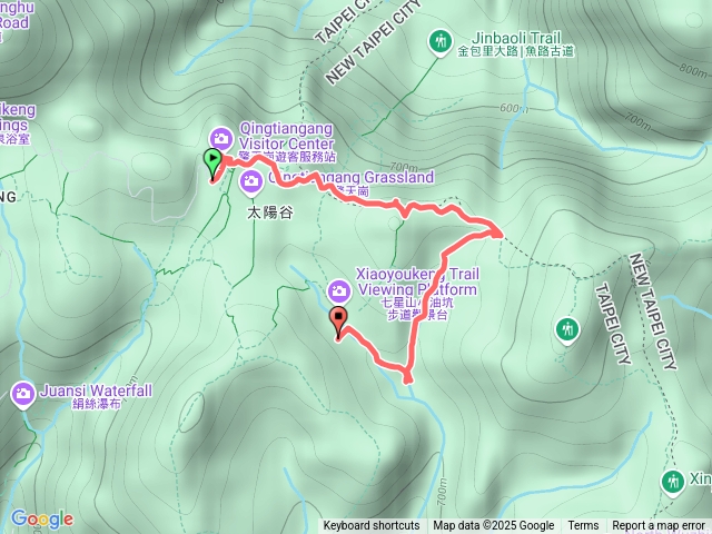 後湖底溪古道-內雙溪古道叉路