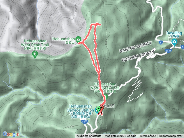 合歡北峰+小溪營地+鷹尖石+台灣名樹