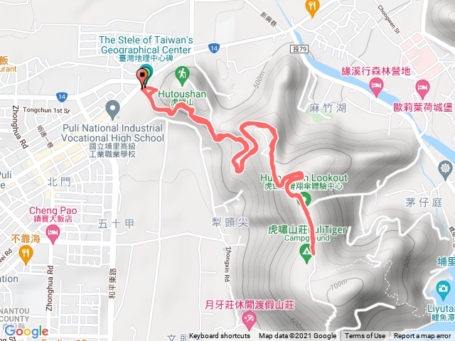 埔里地理中心虎頭山