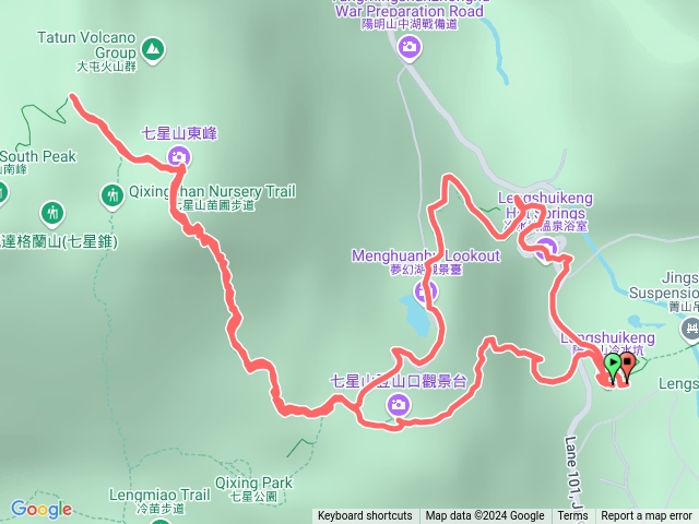 1131027冷水坑七星山主峰夢幻湖