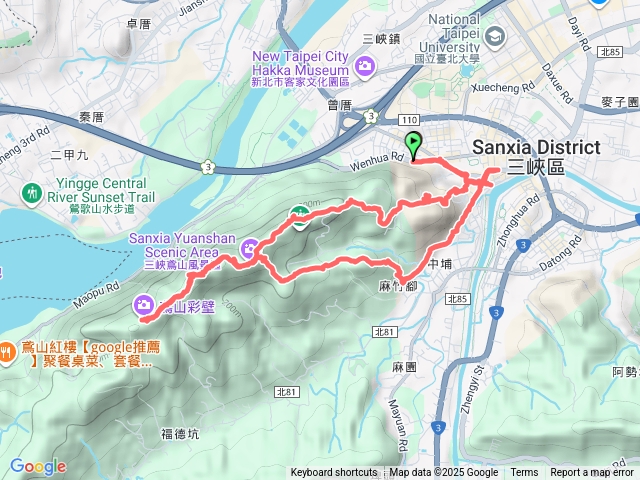 新北三峽老街▶️鳶山小百岳#019▶️鳶山東峰▶️鳶尾山▶️彩壁▶️大⭕️繞預覽圖