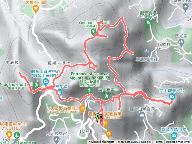 觀音山硬漢嶺、尖山步道、牛港稜山