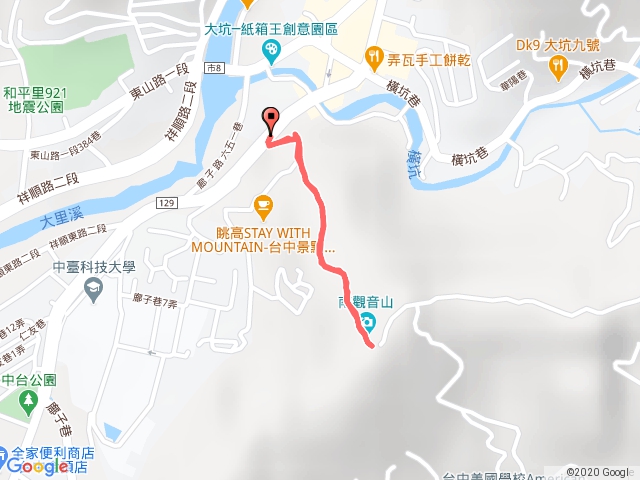 南觀音山登山步道