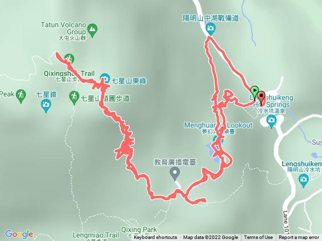 夢幻湖七星山主峰