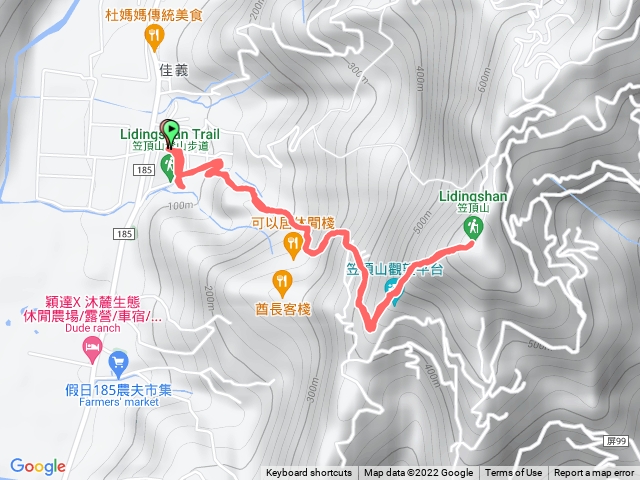 笠頂山(佳義國小出發）