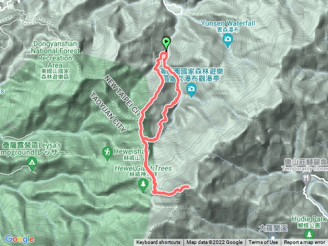 20220410-天德巷-拉卡山-北插天山(第30刷)-木屋遺址~北插天山 0501 禁止入線