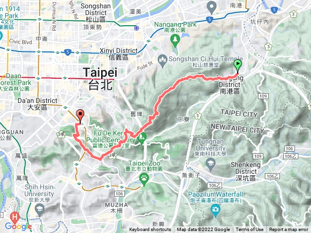 2021年臺北大縱走：尋寶任務臺北大縱走第六段：中華科大至捷運麟光站202211191448