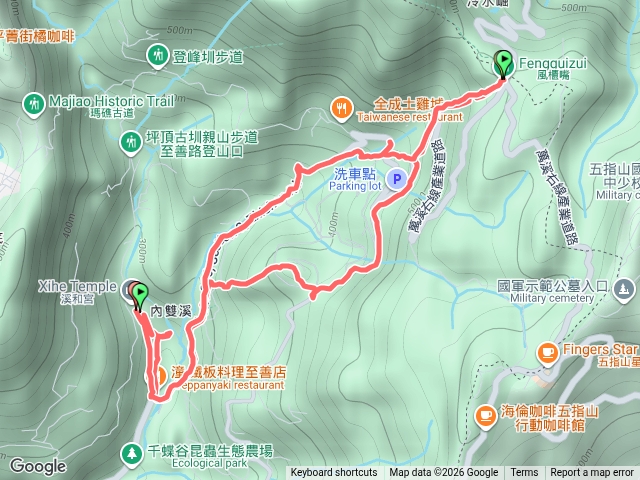 聖人橋風櫃嘴坪頂圳步道口