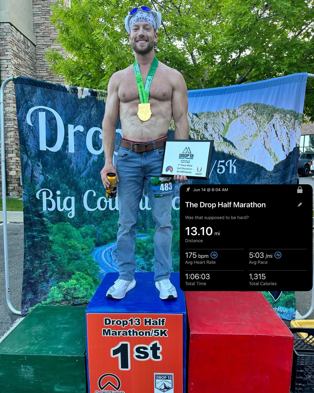 【話題】「牛仔褲哥」Truett Hanes 再寫恐怖新成績 半馬狂飆 1:06:03！