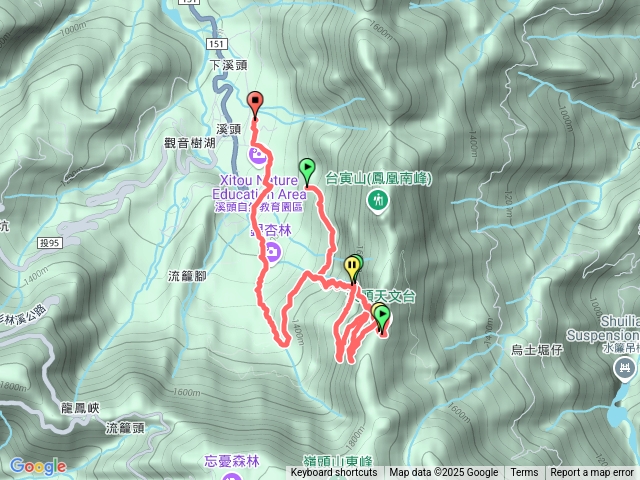 20250116溪頭天文台