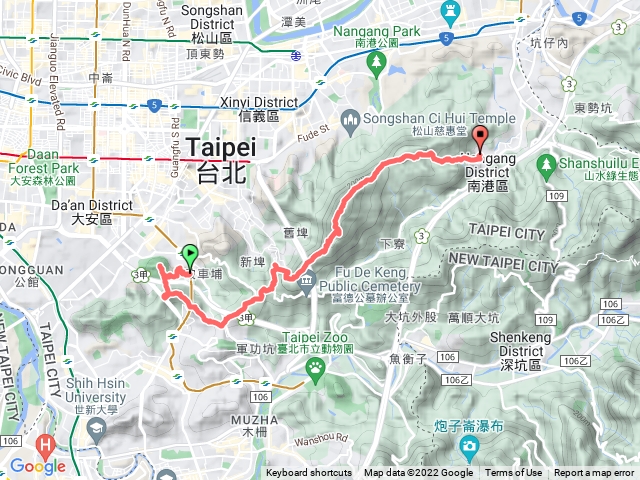麟光捷運站～中華科技大學