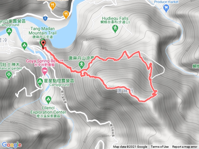 唐麻丹山O型步道(裡冷上/逆時針)