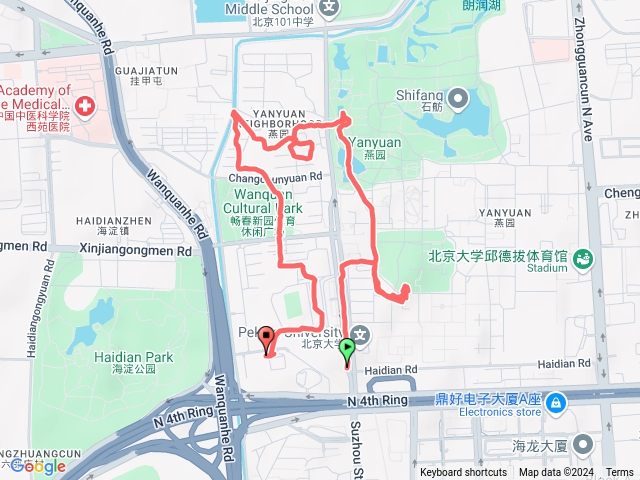 北京大學未名湖、燕南園