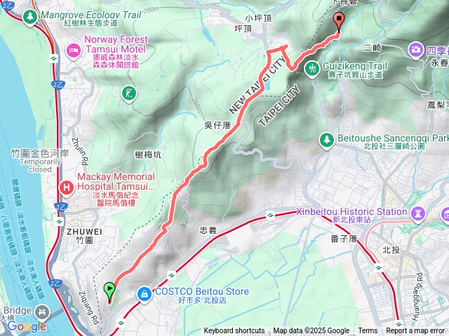 大縱走一段前半段預覽圖